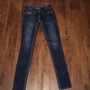 Size 25 Rock Revival Skinny Jeans